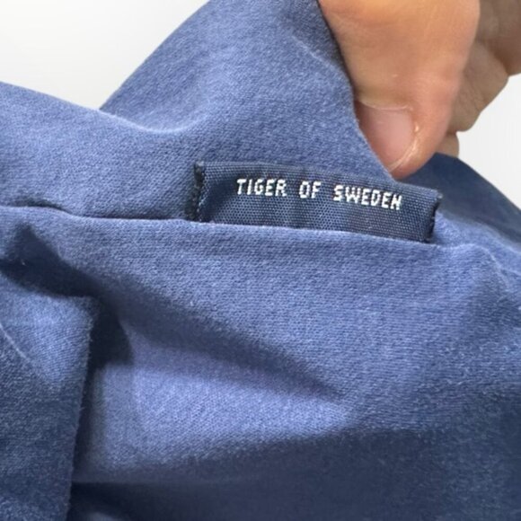 TIGER OF SWEDEN designer men’s OLAF T-SHIRT top LIGHT INK navy prima cotton XXL - Picture 11 of 12